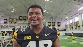 Kahmari Brown Iowa Football Media Day 2026