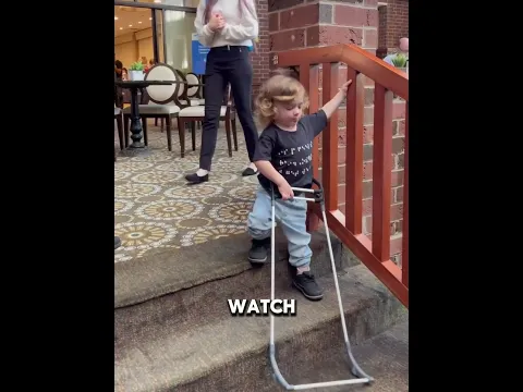 This 2-Year-Old Boy Was Born Blind… Look at Him Go 🥹❤️