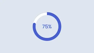 Circular Progress Bar using HTML CSS JavaScript CodingNepal