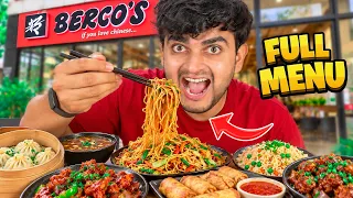 Trying Berco's Full Menu