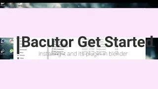 Build Blender Addons with python faster and easier with Bacutor