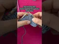 K2tog tbl Stitch Tutorial - knit 2 together through the back loop