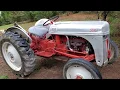 8n ford tractor that was out of timing but now its fixed