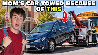 Kid Temper Tantrum Get Mom's Van Towed At School Because Of THIS...[Original]