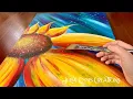 Download Lagu HOW TO PAINT SUNFLOWER/Absolute Beginners/Real-Time Painting Tutorial