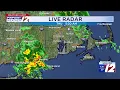 WPRI 12 Weather Forecast for 25 Rain some heavy this morning