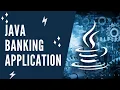 JAVA Basic Banking Application - Part 2 Practice coding for beginners and adding it to portfolio