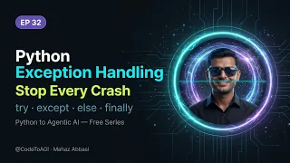Python Exception Handling Tutorial Fix Crashes with try except More Beginners CodeToAGI