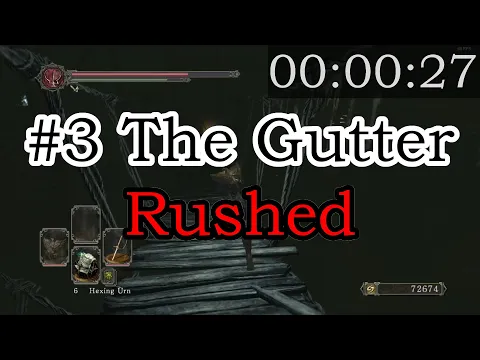 Download MP3 DARK SOULS 2 - How to Rush #3 The Gutter (No Torch, No Gear Broken)