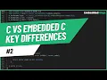 C vs Embedded C Key Differences Explained for Beginners