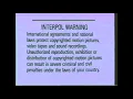 FBI Warning intro 1991 Interpol Warning