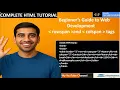 Complete HTML Tutorial - Rowspan and colspan