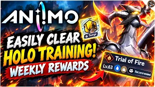 How to Easily Clear Fire Training Holo Battle Sim Challence in Aniimo ~FULL RUN WALKTHROUGH~