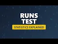 Runs Test Explained Testing for Randomness Statistics
