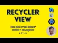 Click event listener on RecyclerView OnClick OnlongClick Android Studio Kotlin