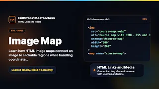 Image Map - HTML Links and Media FullStack Masterclass HTML Course