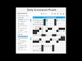 Dictionary com - Daily Crossword Puzzle 2