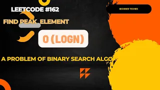 Leetcode Find Peak Element Binary Search Algorithm Implementation O logn Java