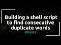 Find consecutive duplicate words using REGEX