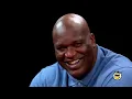 Shaq Tries to Not Make a Face While Eating Spicy Wings | Hot Ones