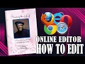 How To Edit Funeral Program Template With Easy Online Editor