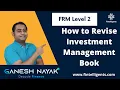 FRM Level 2 - Investment Risk Management List of Important concepts for the Exam