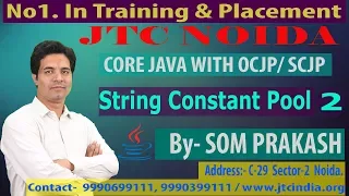 String Object Creation and String constant pool in java by som sir part-2