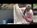 My First Cable Blanket in Big Cotton