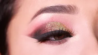 Smokey Glitter Eyeshadow Look || Shilpa