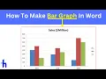 How to make bar graph or bar chart in Microsoft word