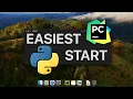 The easiest way to start programming installing PyCharm and Python on MacOS Sonoma and Ventura