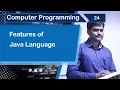 Features of Java Language - Computer Programming Fundamentals 24