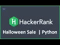 Halloween Sale Hacker Rank Solution in Python