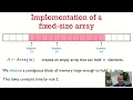 31251 Lec 2 2 Fixed-Size Arrays