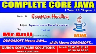 Core Java Exception Handling try catch control flow with scenarios Part - 4