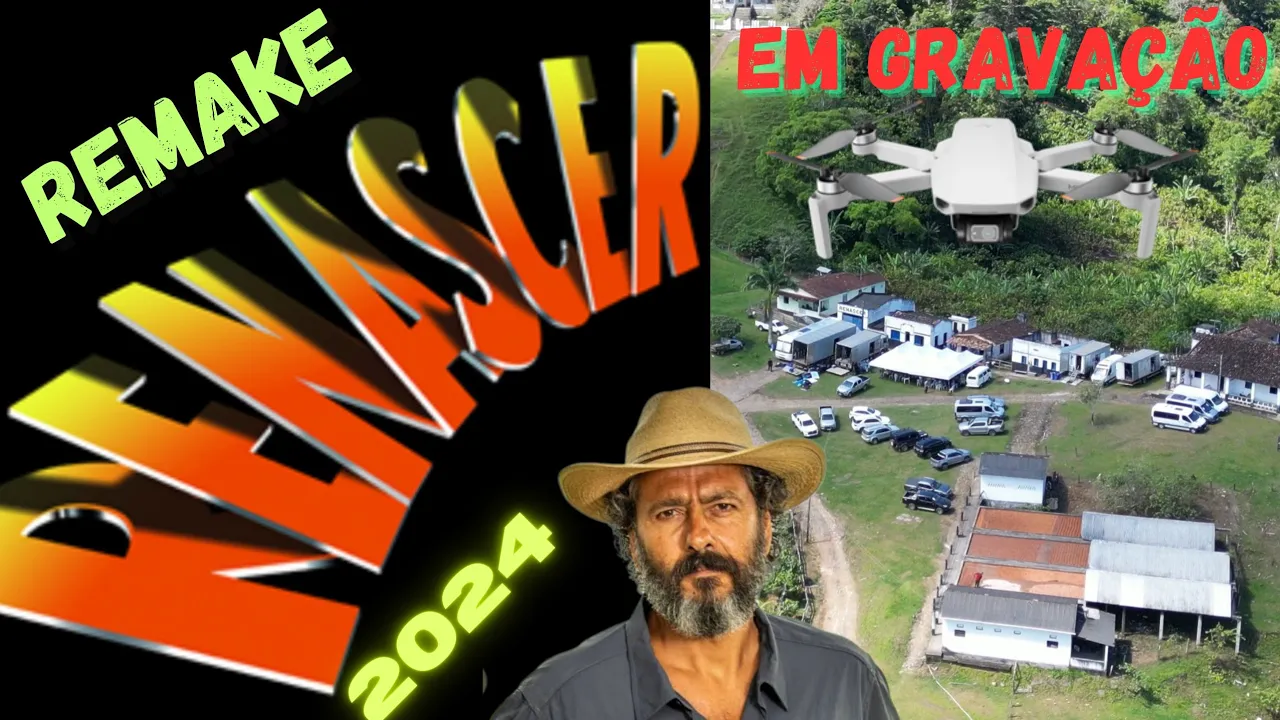 Sobrevoamos a fazenda onde está sendo gravada a REMAKE da novela renascer (voo 449)
