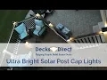 How Solar Post Cap Lights Make Your Deck Awesome