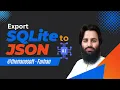 Convert SQLite Database to JSON Using AI or Python Script Easy Fast