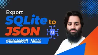 Convert SQLite Database to JSON Using AI or Python Script Easy Fast