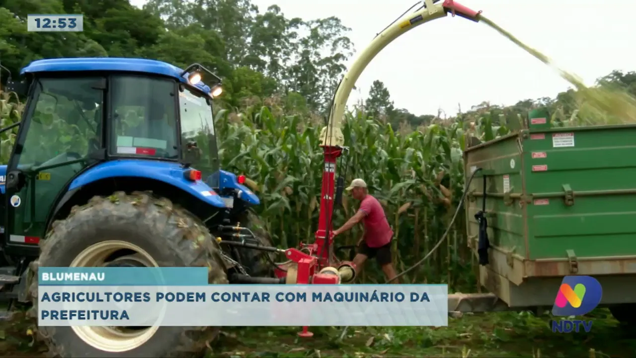Prefeitura de Blumenau disponibiliza máquinário para agricultores