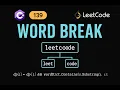 LeetCode 139 Word Break CSharp Solution Dynamic Programming