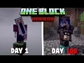 Download Lagu 100 Hari Minecraft Hardcore ONE BLOCK HORROR?