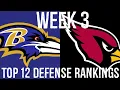 Top 12 Defense ST Week 3 Fantasy Football