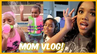 SINGLE MOM POOL DAY WEEKEND ROUTINE Ellarie