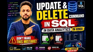 UPDATE DELETE Commands in SQL for Data Analytics Full Course