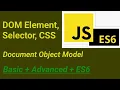 HTML DOM Element Selector CSS JavaScript Hindi