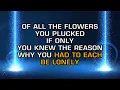 Norah Jones - Shoot The Moon (Karaoke)