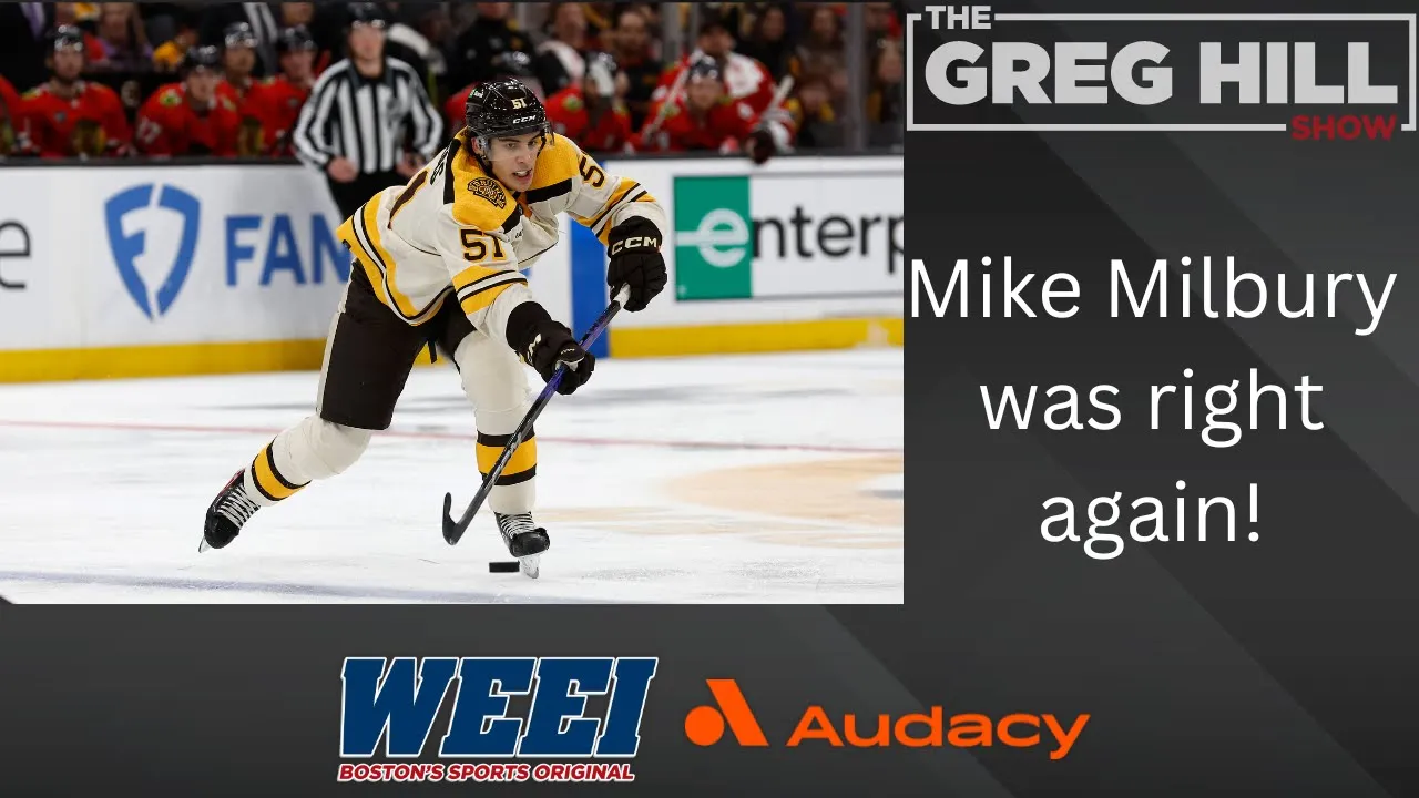 Mike Milbury is thrilled with the Bruins shaking up their forward lines