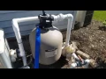 How to backwash a Hayward Sand Filter