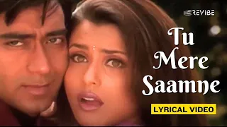 Download Tu Mere Samne (Official Lyric Video) | Alka Yagnik, Udit Narayan | Ajay, Rani, Sonali | Chori Chori MP3